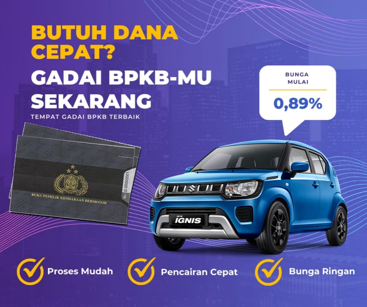 Pinjaman Dana Jaminan Bpkb Mobil Suzuki Ignis Dapat Pinjaman Berapa? Seperti Ini Simulasinya